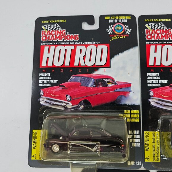 Racing Champions Hot Rod Magazine Cars Lot of 3 49 Custom Merc 50 Ford Custom 32 - Picture 2 of 8